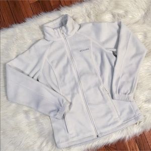 White Columbia fleece jacket